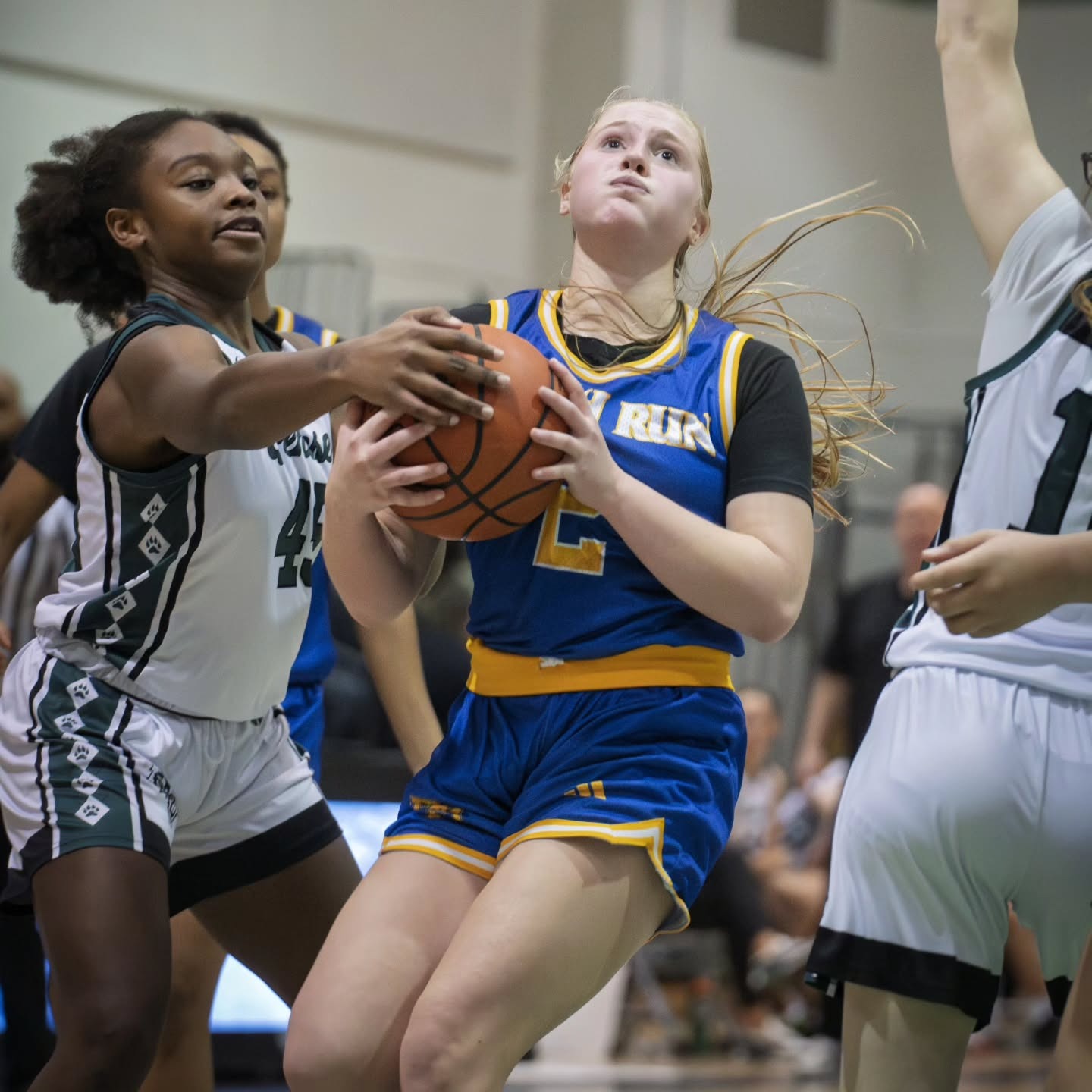 Jeahna Schmidt driving through contact